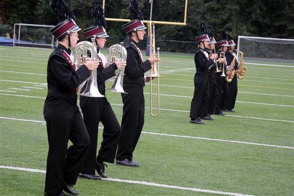 Annapolis High School Marching Band Performing